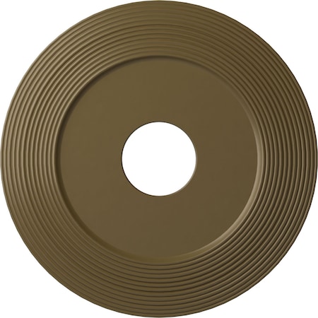Adonis Ceiling Medallion (Fits Canopies up to 10 1/4"), 16 1/8"OD x 3 5/8"ID x 1"P, Mississippi Mud